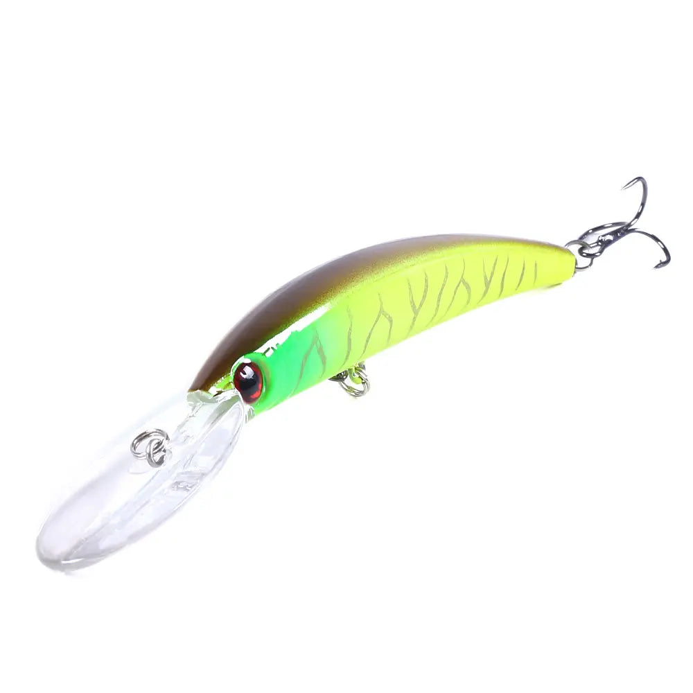 150mm 15g Deep Diving Jerkbait Minnow Fishing Lure – Hard Bait Wobbler with Rattle for Bass &amp; Pike