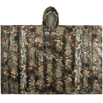 Tactical Hunting Poncho Camouflage Field Jacket – Tree Camo, L &amp; XXL