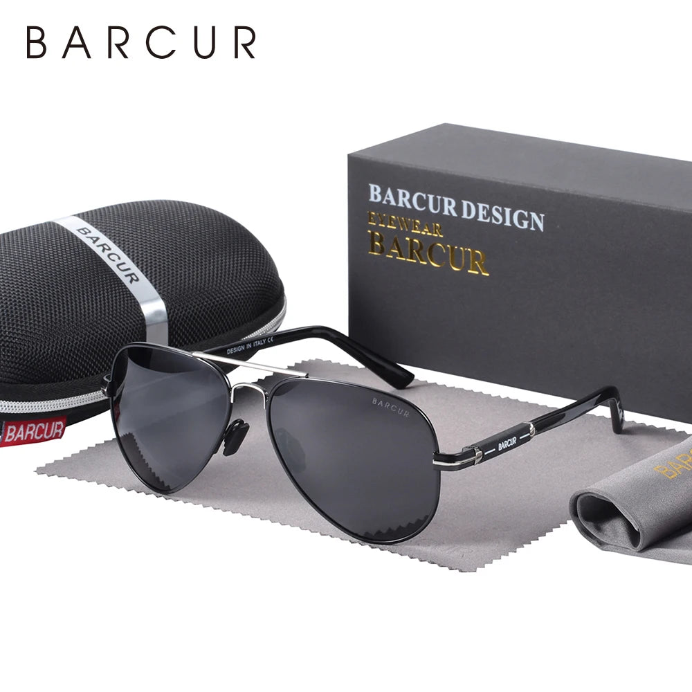Polarized Pilot Sunglasses UV400 – Stainless Steel Frame, Photochromic &amp; Mirror Lens