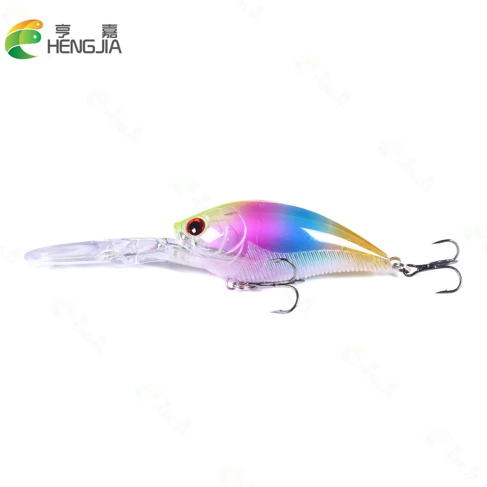 125mm 20.5g Minnow Crankbait Fishing Lure – Hard Bait Wobbler for Bass, Pike &amp; Freshwater Trolling