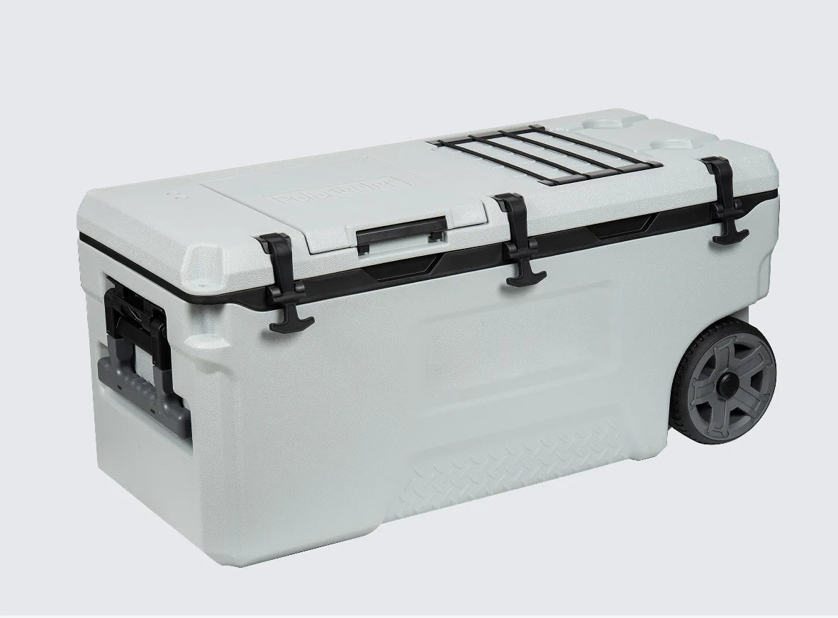 100L Wheeled Rolling Cooler – Heavy-Duty Ice Chest for Camping, Fishing &amp; Catering
