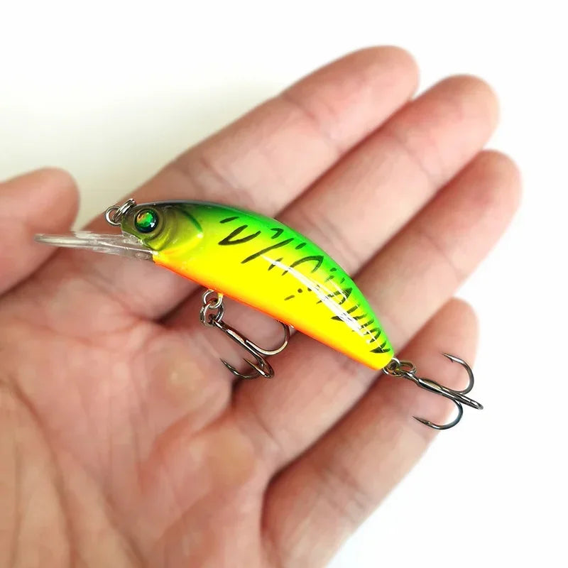 1 OUTKIT 2022 NEW Arrive Deep Water Small Lures Fishing Lure 4.7g 45mm Floating Minnow Mini Hard Bait for Perch Trout Bass