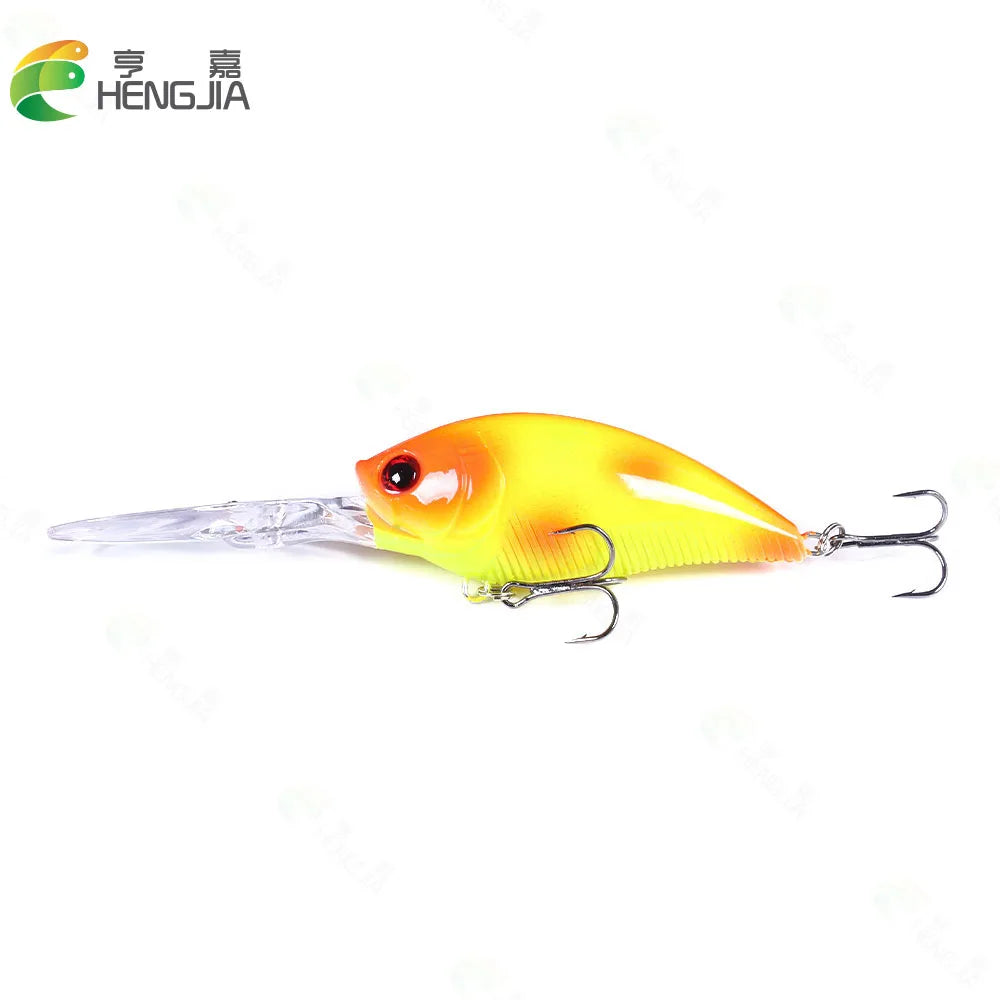 125mm 20.5g Minnow Crankbait Fishing Lure – Hard Bait Wobbler for Bass, Pike &amp; Freshwater Trolling