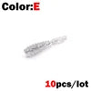 1 New 10pcs Wobblers Mini Ocean Rock Fishing Soft Lures Rubber Soft Baits 3.5cm Soft Worm Artificial Baits Bass Silicone Fish