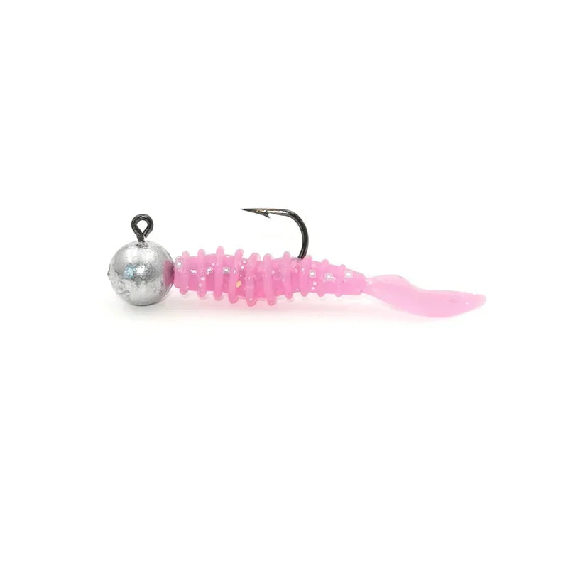 1 New 10pcs Wobblers Mini Ocean Rock Fishing Soft Lures Rubber Soft Baits 3.5cm Soft Worm Artificial Baits Bass Silicone Fish