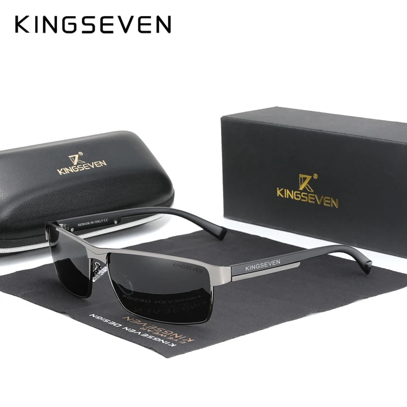 KINGSEVEN N7756 Polarized Sunglasses – UV400, Rectangle, Men’s &amp; Women’s
