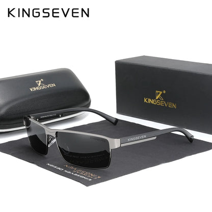 KINGSEVEN N7756 Polarized Sunglasses – UV400, Rectangle, Men’s &amp; Women’s