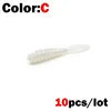 1 New 10pcs Wobblers Mini Ocean Rock Fishing Soft Lures Rubber Soft Baits 3.5cm Soft Worm Artificial Baits Bass Silicone Fish