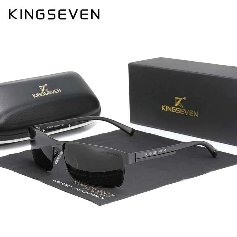 KINGSEVEN N7756 Polarized Sunglasses – UV400, Rectangle, Men’s &amp; Women’s