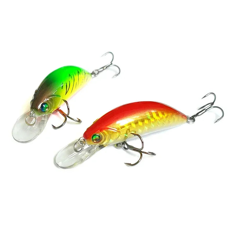 1 OUTKIT 2022 NEW Arrive Deep Water Small Lures Fishing Lure 4.7g 45mm Floating Minnow Mini Hard Bait for Perch Trout Bass