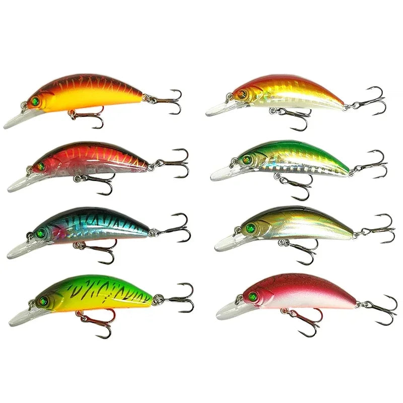 1 OUTKIT 2022 NEW Arrive Deep Water Small Lures Fishing Lure 4.7g 45mm Floating Minnow Mini Hard Bait for Perch Trout Bass