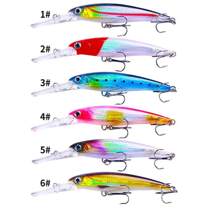 170mm 30g Minnow Fishing Lure – Hard Bait Wobbler for Bass, Pike &amp; Saltwater Trolling