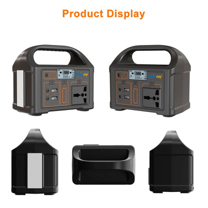 100W Portable Power Station 24000mAh LiFePO4 Charging Station Solar Generator 220V/110V Energy Storage Power Supply for Camping