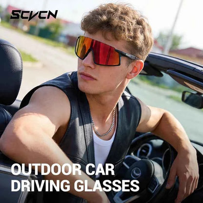 Kapvoe Cycling Sunglasses Photochormic Glasses for Men Hiking UV400 Sports Casual Glggles MTB Bike Glasses Outdoor Eyewear 2026