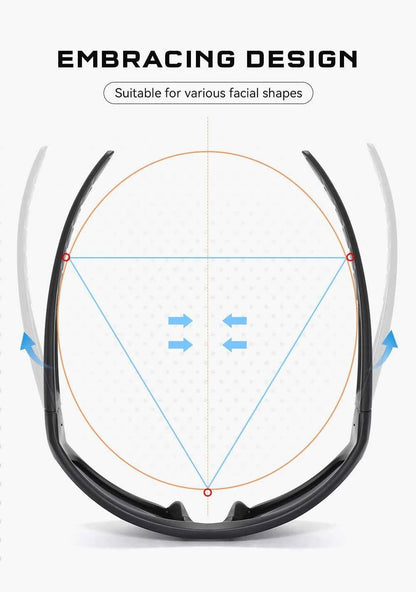 KDEAM High Quality TR90 Material Riding Sunglasses Men&
