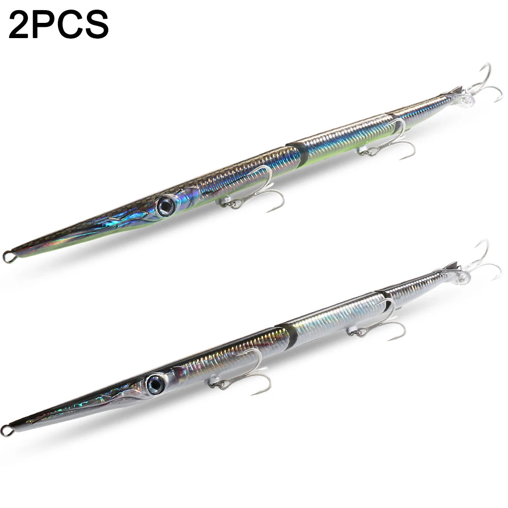 GOBAIT Jointed Pencil Bait – Multi-Joint Sinking Lure for Bass, Pike &amp; Predatory Fish (150mm / 255mm)