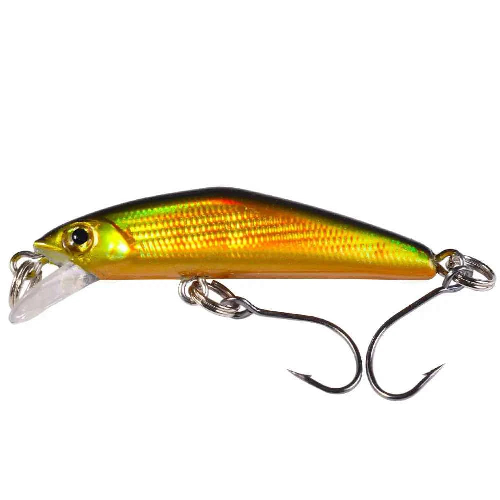 43mm 1.6g Micro Sinking Minnow Fishing Lure – Hard Bait for Bass, Trout, Salmon &amp; Panfish