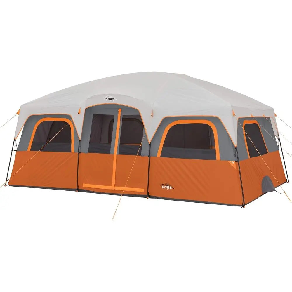 Spacious Multi-Room Cabin Tent for 10-12 People: Ideal for Family Camping and Outdoor Excursions