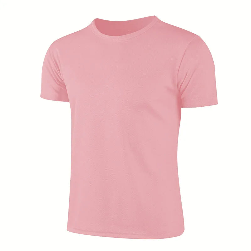 Men Women Short Sleeve Sport T Shirt Gym Jerseys Fitness Shirt Trainer Running T-Shirt  Breathable