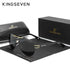 KINGSEVEN 7777 Polarized Pilot Sunglasses – Stainless Steel Frame, UV400, Unisex