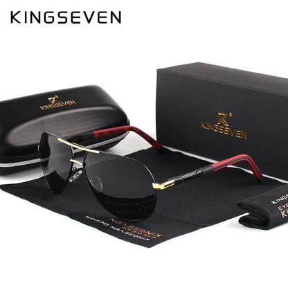 KINGSEVEN Classic Pilot Polarized Sunglasses – UV400 for Men &amp; Women