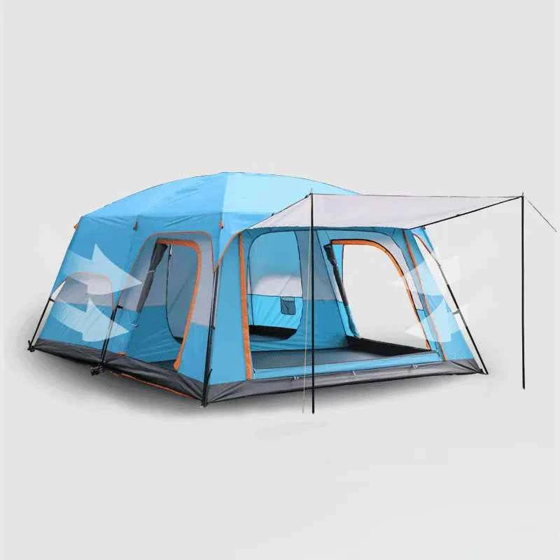 2-Bedroom Family Camping Tent – 5 to 8 Person Double Layer Cabin Tent, Rainproof