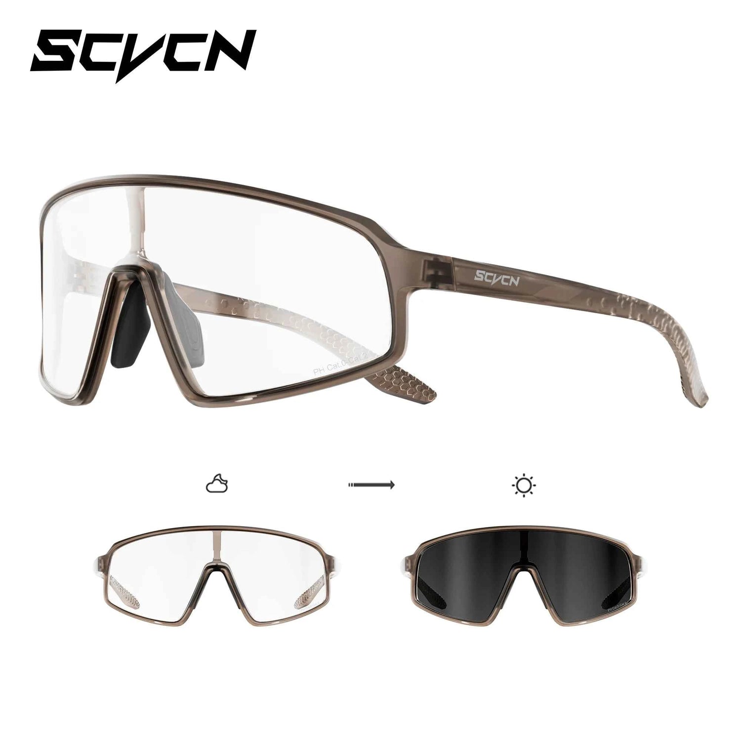 SCVCN Photochromic Sunglasses for Men Glasses Cycling Eyewear UV400 Sports MTB Outdoor Goggles Bicycle Women Sunglasses 2026