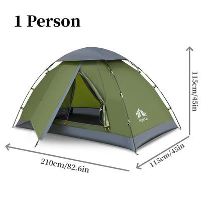 Night Cat Backpacking Tent – 1-2 Person, Easy Clip Setup, Rainproof &amp; Lightweight