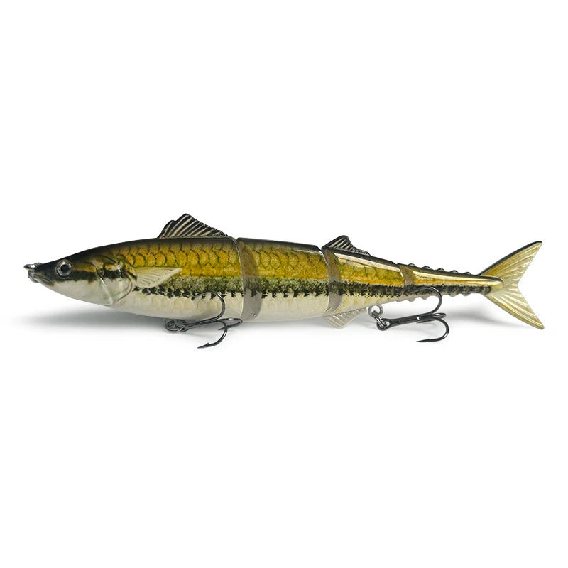 Bionic Multi-Section Swimbait – 20cm / 55g Far-Casting Jointed Lure for Sea &amp; Freshwater