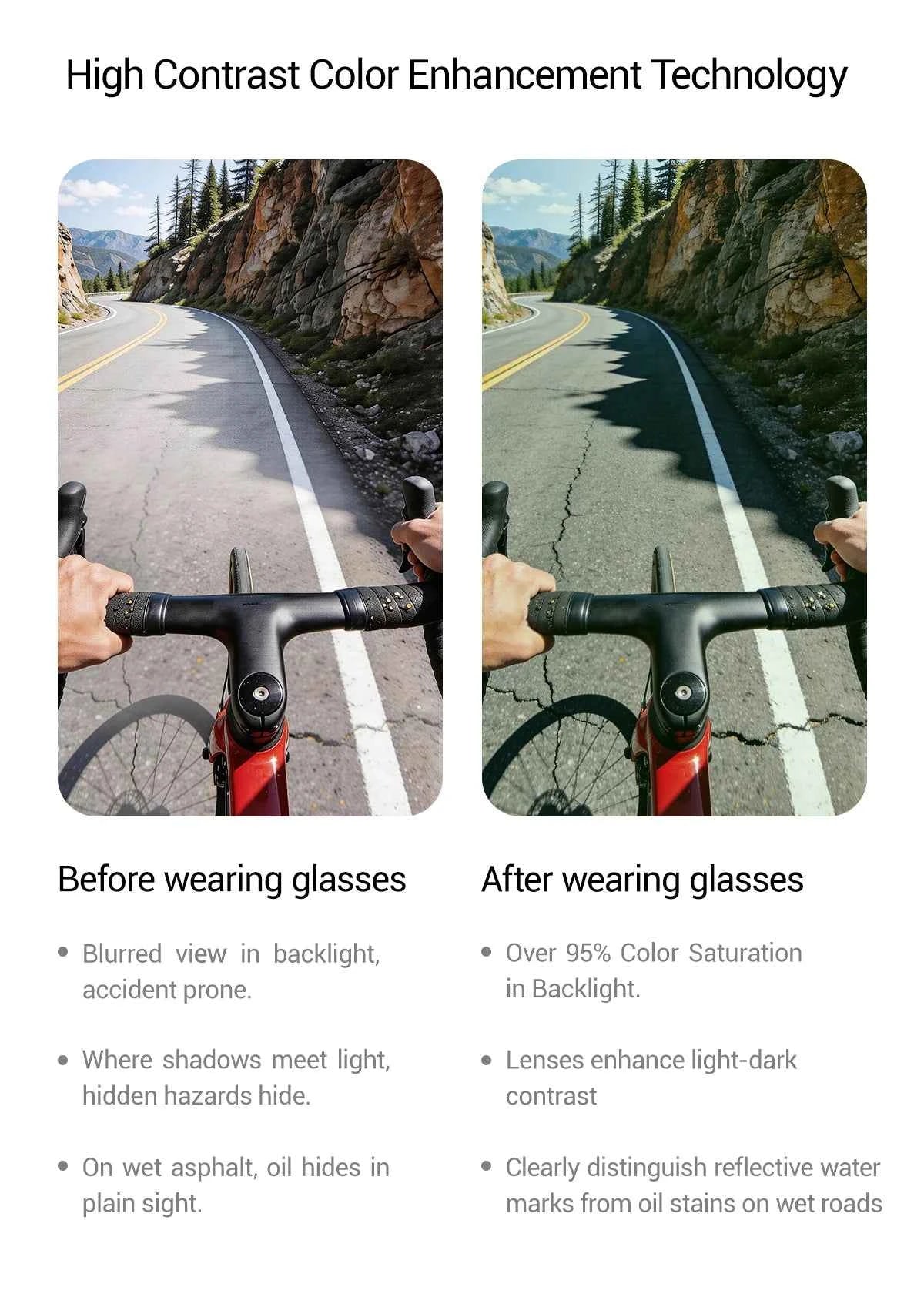 SCVCN Hiking Eyewear Photochromic Bike Cycling Sunglasses Men Outdoor Sports MTB UV400 Goggles Women Running Windproof Glasses