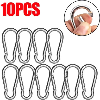Mini Carabiner Alloy Survival Gear Camp Mountaineering Hook Outdoor Carabiner Keychain Tourist Hooks Fishing Buckle Wholesale