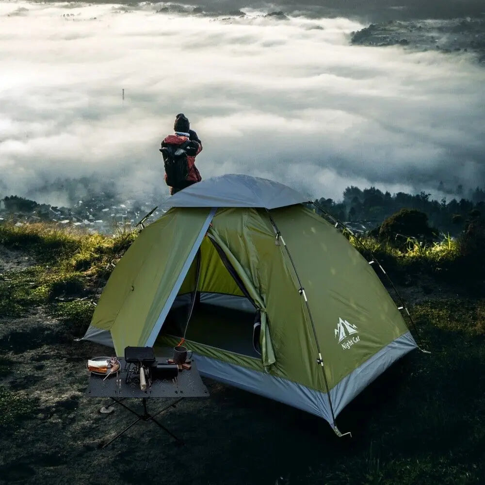 Night Cat Backpacking Tent – 1-2 Person, Easy Clip Setup, Rainproof &amp; Lightweight