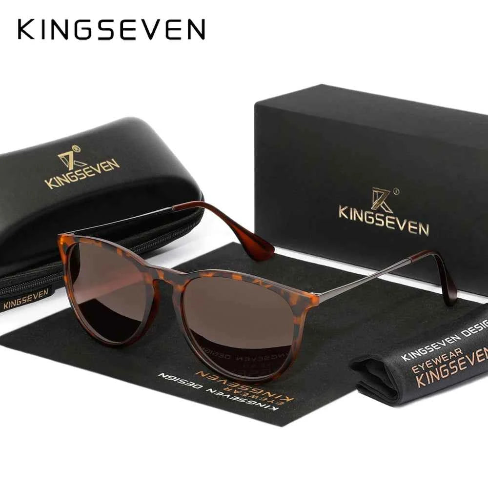 KINGSEVEN S28 Cat Eye Sunglasses – Plastic Frame, UV400, Women