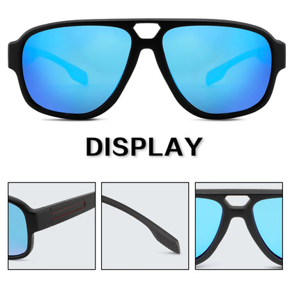 TR90 Polarized Oval Sunglasses UV400 – Unisex Fashion Eyewear