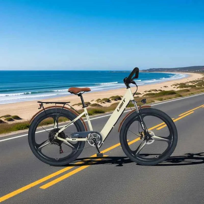 400W brushless motor city riding electric bicycle 48V20AH lithium battery electric moped adult bicycle 26-inch leisure E-Bike