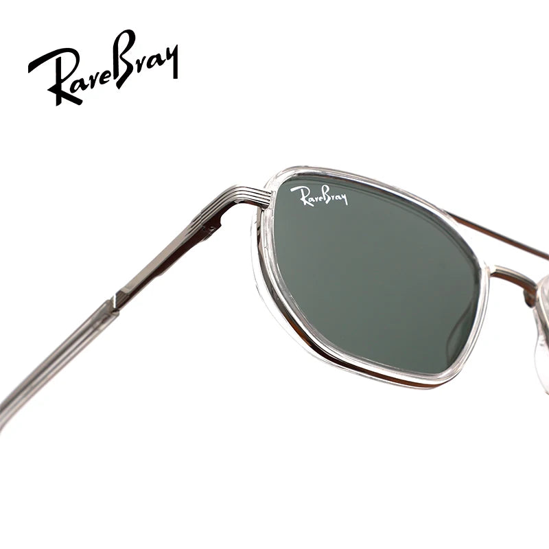 Goggle-Style Polarized Sunglasses – Unisex Alloy Frame UV400 for Driving &amp; Casual Wear