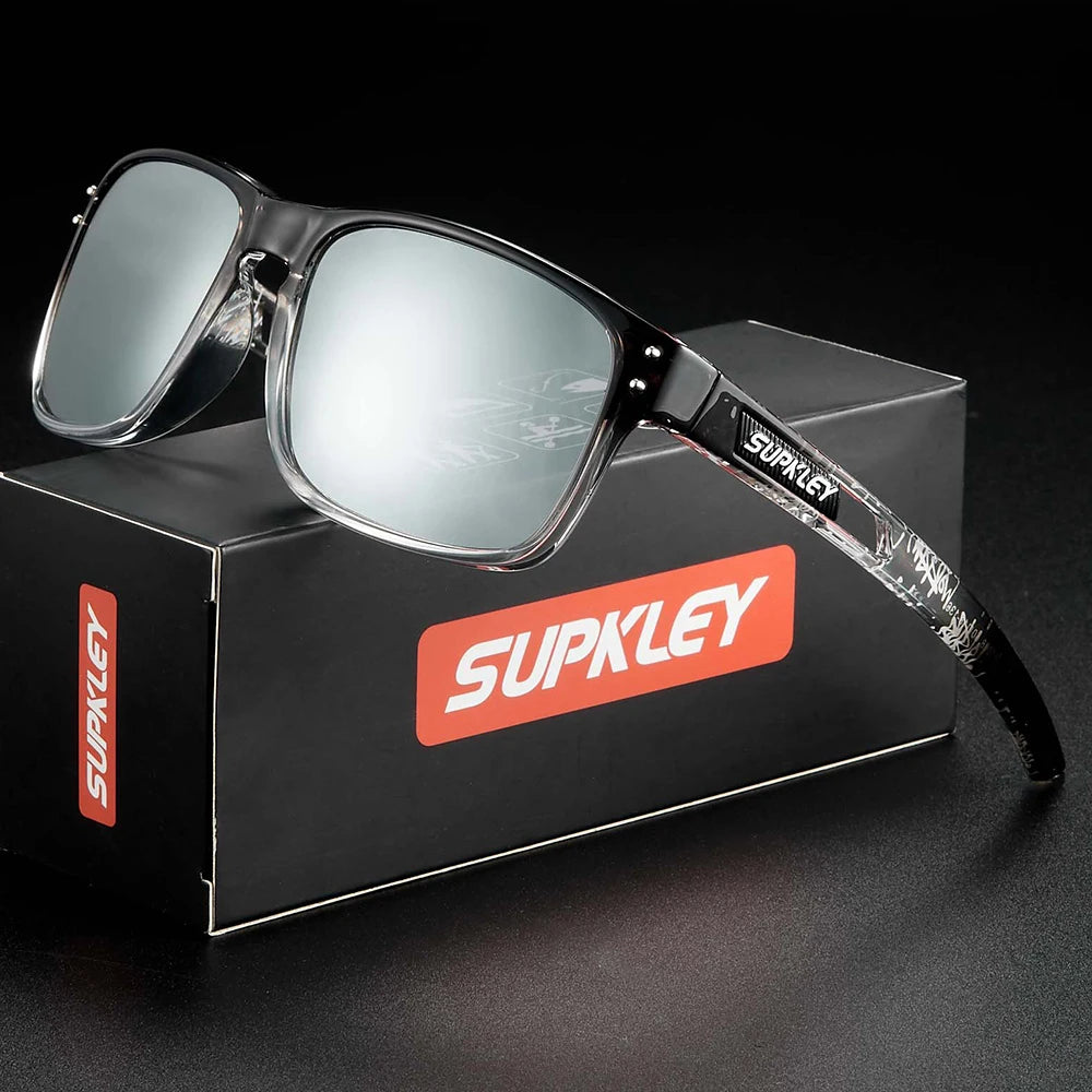 SUPKLEY Polarized Cat Eye Sunglasses – UV400 Gradient TAC Lens, Plastic Frame, 8 Colors