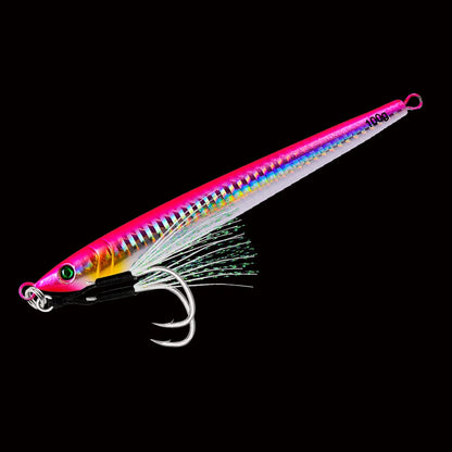 5-Piece Deep Sea Metal Jig Set – Fast-Sinking Slow Jig Spoon Lures | 60g, 80g &amp; 100g | Ocean &amp; Freshwater