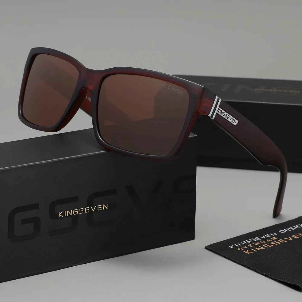 KINGSEVEN 750 Polarized Sunglasses – Square Frame, UV400, Unisex
