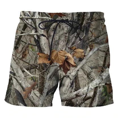 3d Camouflage Tree Leaves Printed Men&