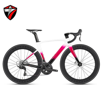 TWITTER New CYCLONE RS-24S shift+105 derailleur carbon road bike 4-pistons oil disc brake racing bicycle 700*28C for men womem