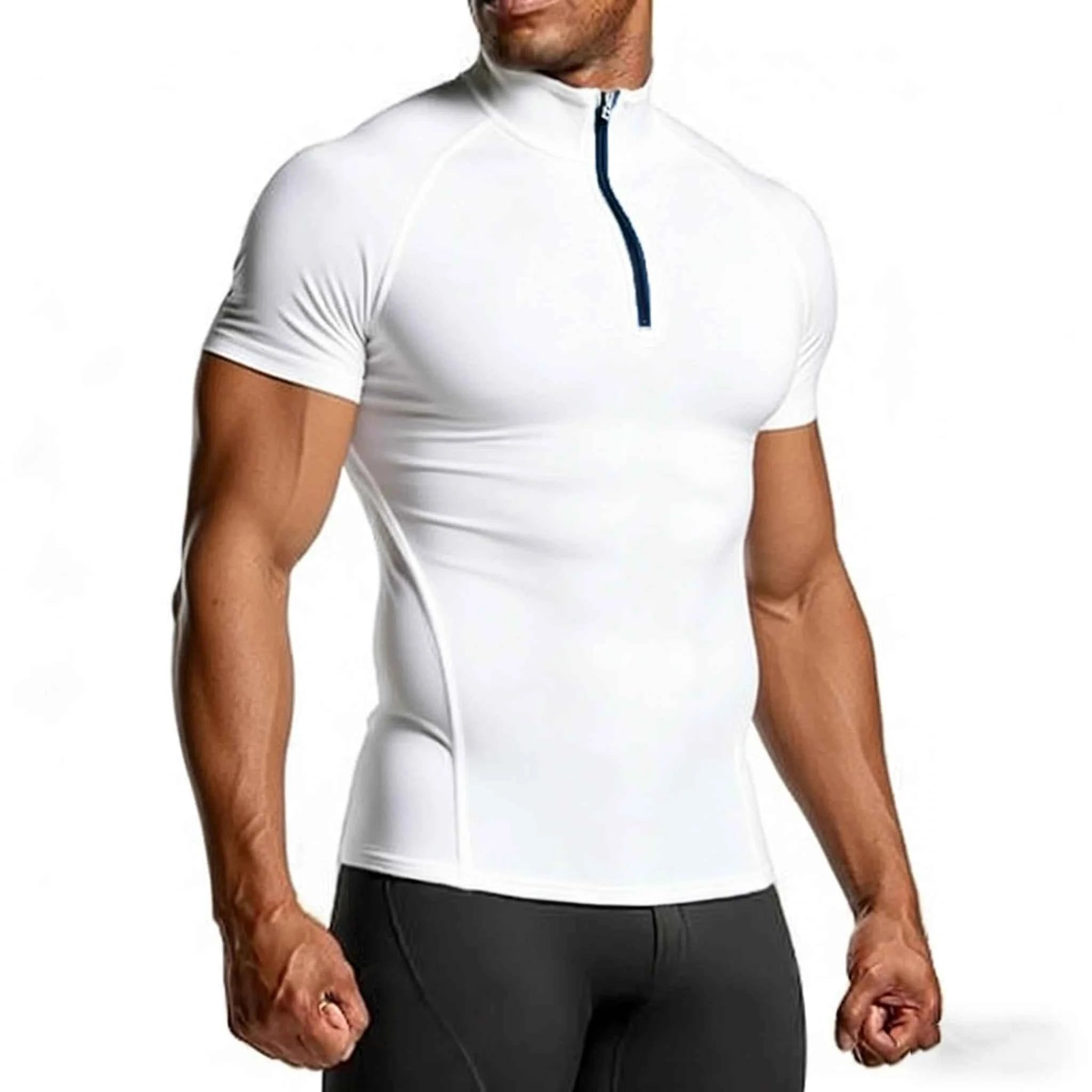 Compression T-shirt Men Summer Sportswear Homme Tops Tee Training Sport Clothing Gym Fitness Jersey Tights Running T Shirt Men
