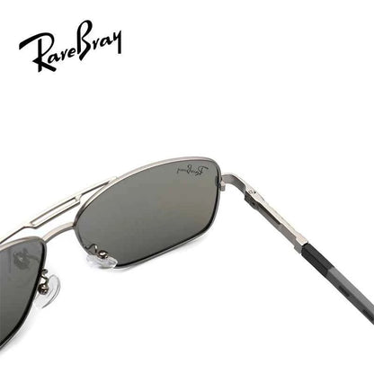 RareBra Polarized Sunglasses Men Sun Glasses Women Metal Eyeglasses Frame Driving Fishing Sports Travel Anti Glare Shade Eyewear