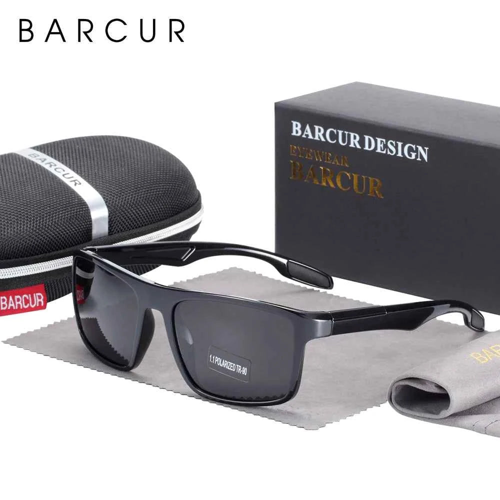 BARCUR Cycling Sunglasses – TR90 Ultralight Polarized UV400 Square Eyewear for Men &amp; Women