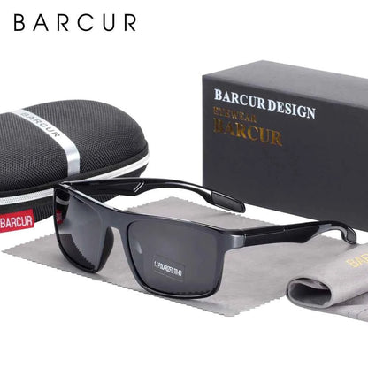 BARCUR Cycling Sunglasses – TR90 Ultralight Polarized UV400 Square Eyewear for Men &amp; Women