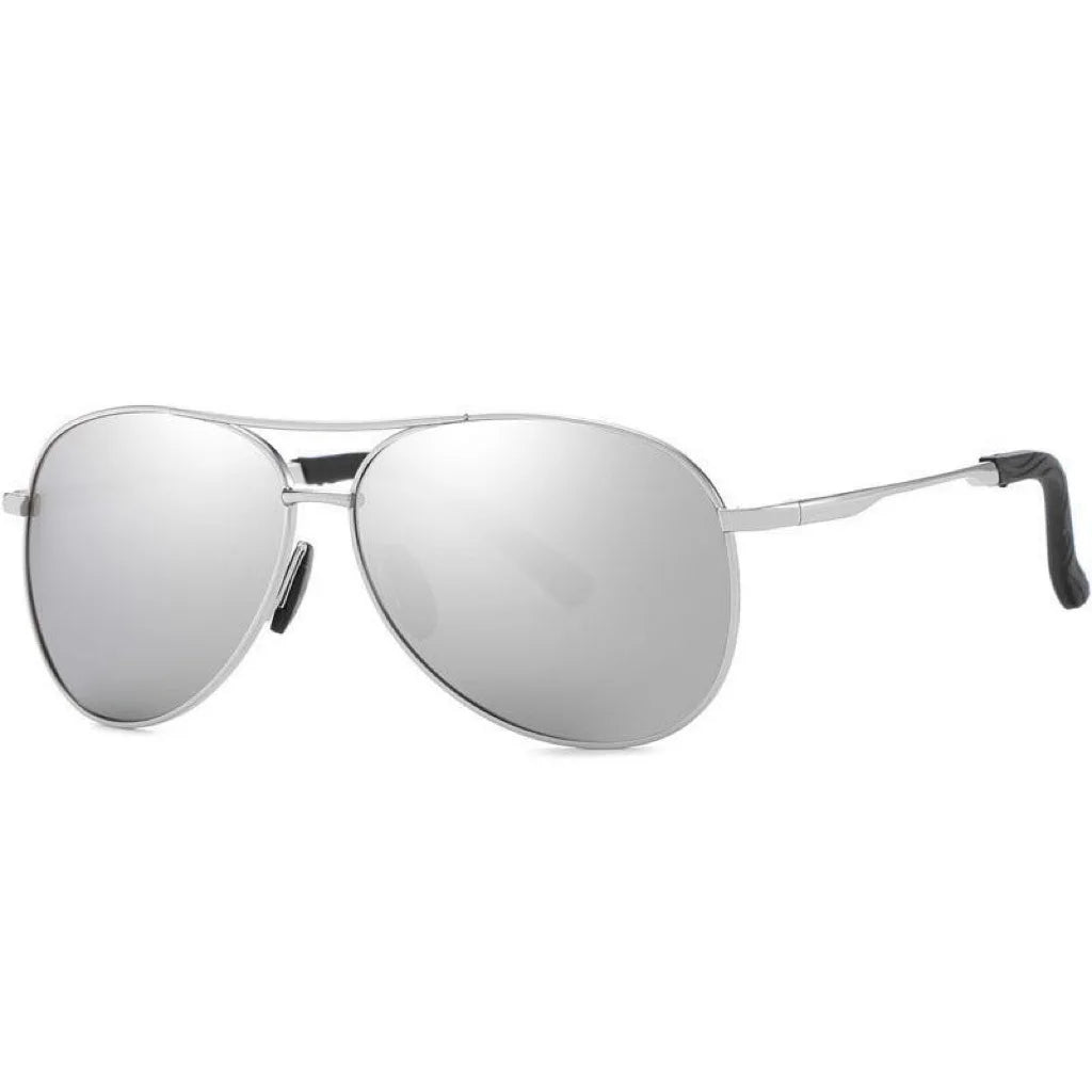 RCWJBON Square Aviator Sunglasses – UV400 Stainless Steel Frame | Unisex Driving &amp; Outdoor Eyewear