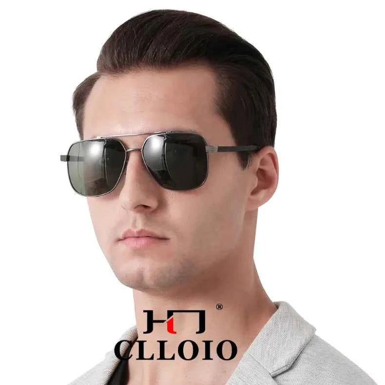 CLLOIO Classic Photochromic Sunglasses Men Women Polarized Driving Shades Sun Glasses Travel Anti-glare Chameleon Glasses