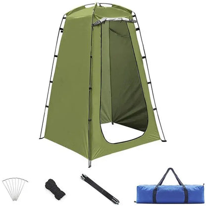 Portable Pop-Up Privacy Shower Tent – Aluminum Poles, 4-Season, for Camping, Fishing &amp; Changing