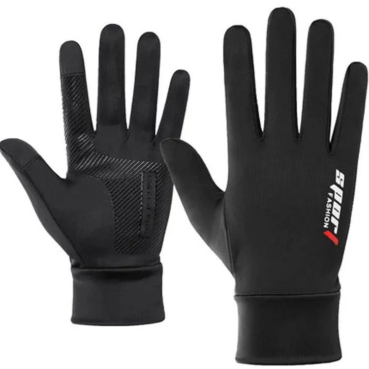 Ice Silk Fishing Gloves – Breathable, Anti-Slip Sun Protection Gloves (Two-Finger &amp; Full-Finger)