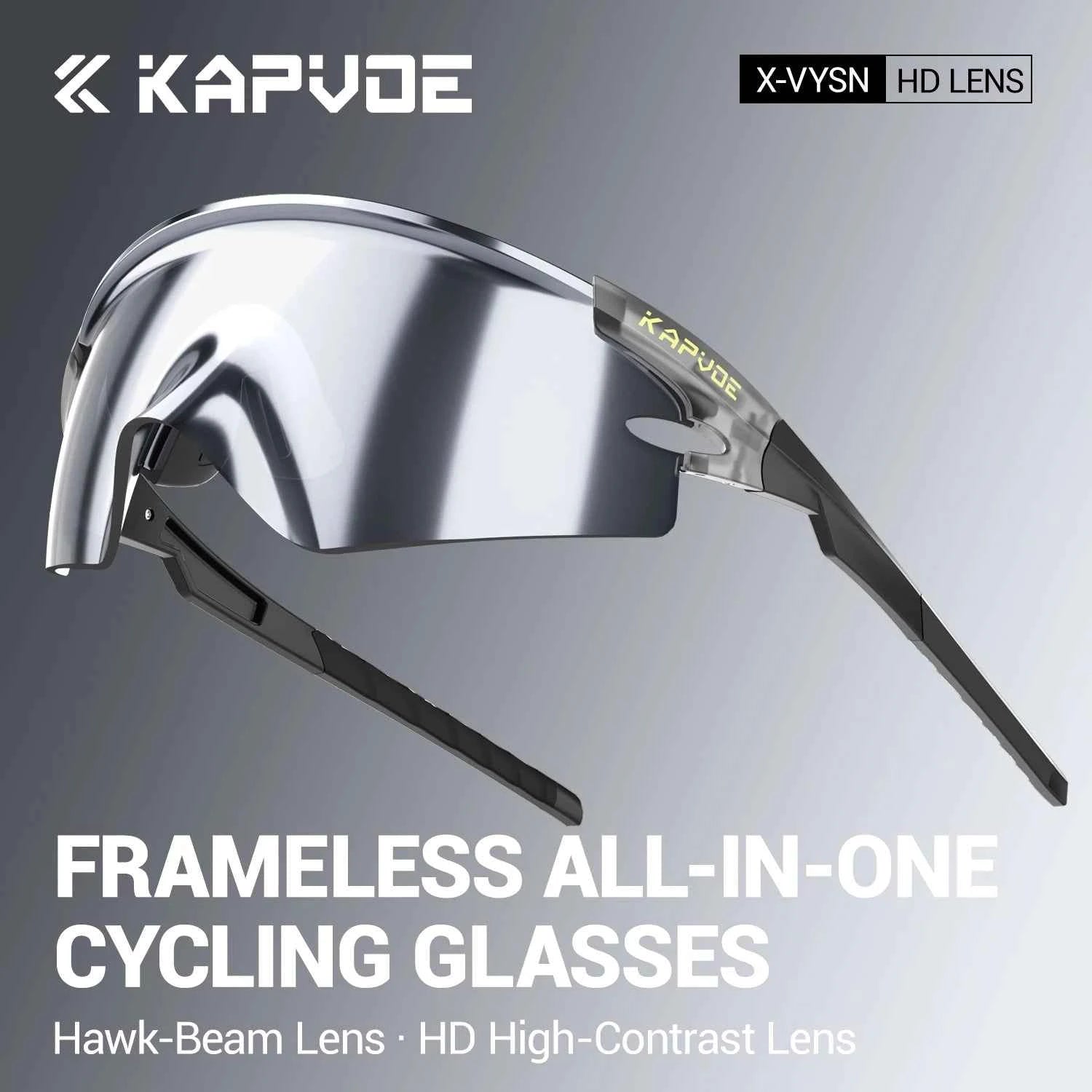 Kapvoe Man Cycling Glasses Sports Sunglasses Road Bike Mountain Bicycle Cycle Glasses Riding Goggle Sports Eyewear for Women 2026